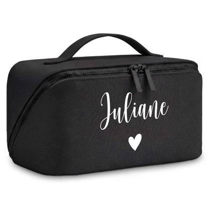 Personalisierte eckige Kosmetiktasche mit Name für Kosmetik & MakeUp