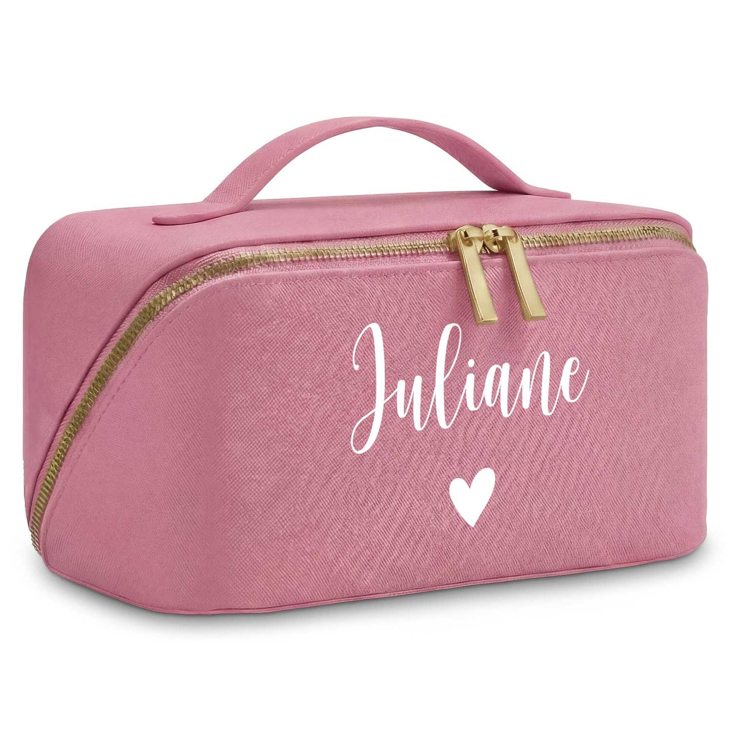 Personalisierte eckige Kosmetiktasche mit Name für Kosmetik & MakeUp