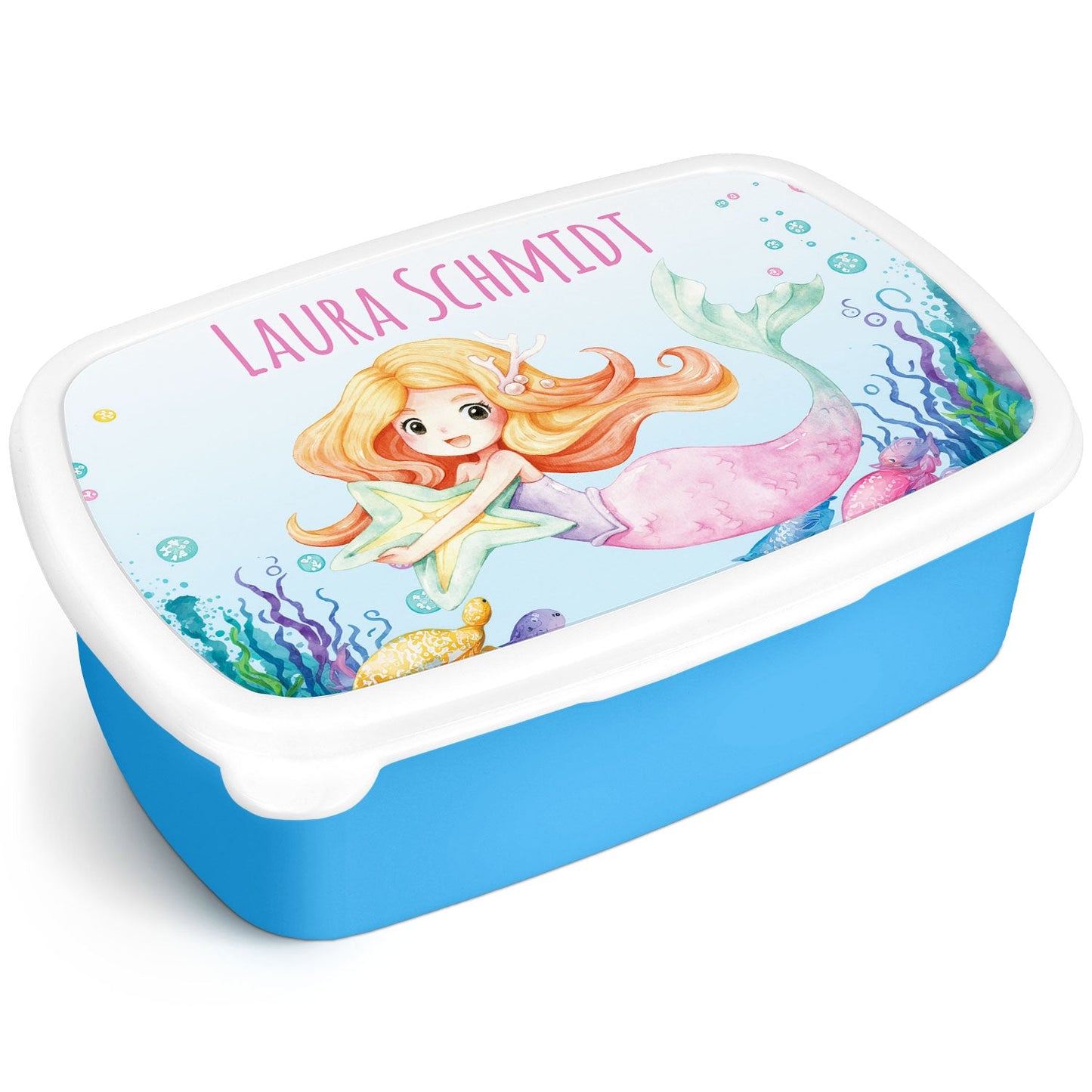 Bedruckte Lunchbox für Kinder - Meerjungfrau