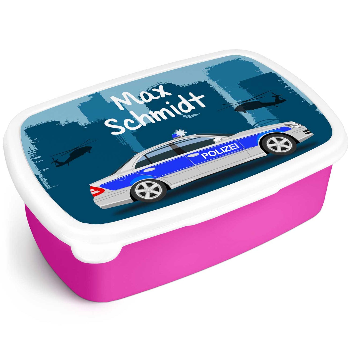 Bedruckte Lunchbox für Kinder - Polizei