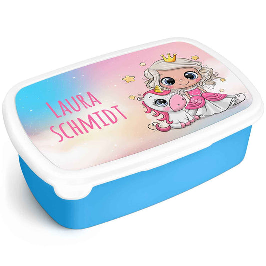 Bedruckte Lunchbox für Kinder - Prinzessin