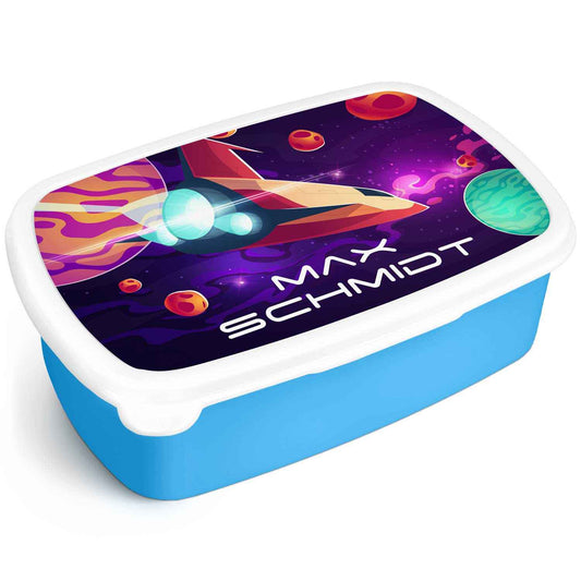 Bedruckte Lunchbox für Kinder - Raumschiff