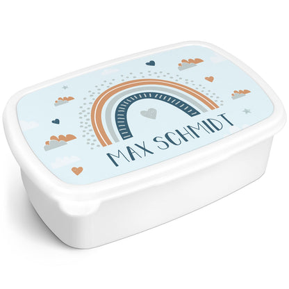 Bedruckte Lunchbox für Kinder - Regenbogen