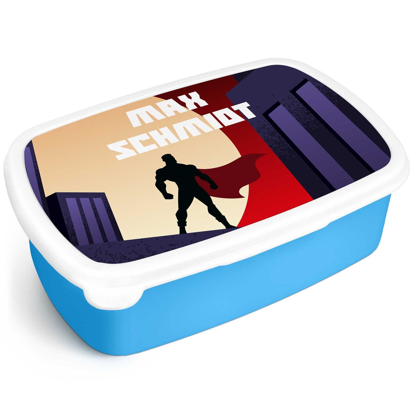 Bedruckte Lunchbox für Kinder - Superhelden