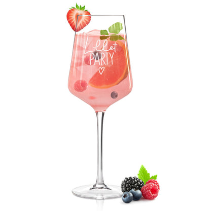 Leonardo Weinglas mit Gravur - "Lillet Party"