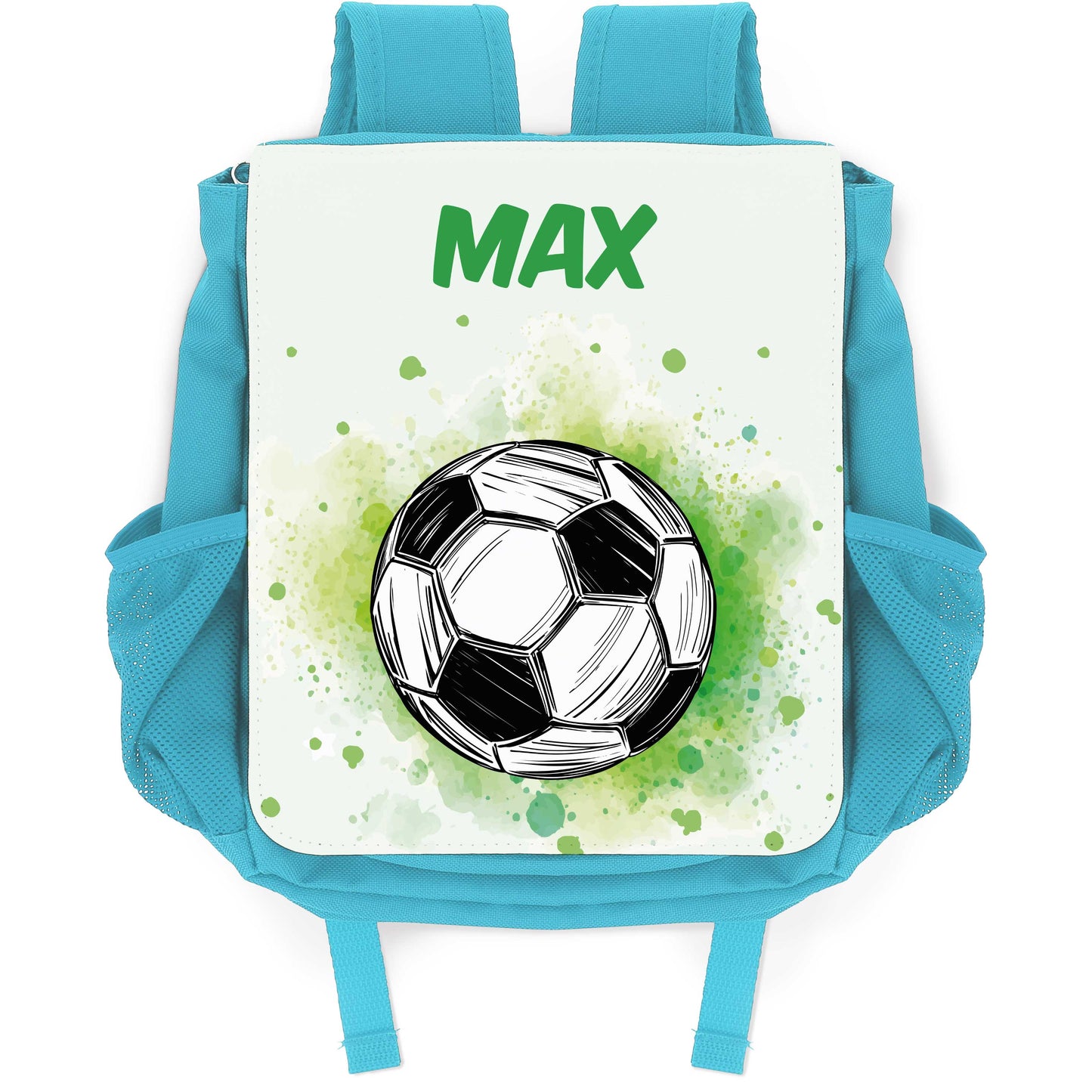 Bedruckter Rucksack für Kinder - Fussball mit Name