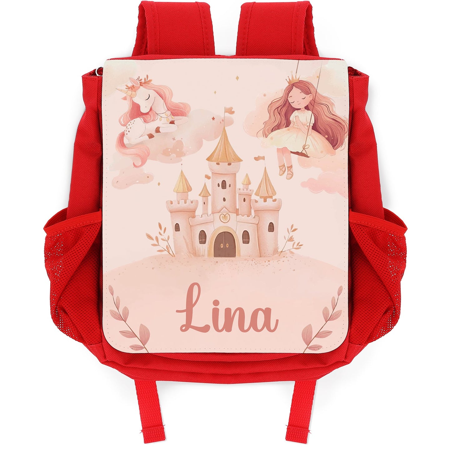 Bedruckter Rucksack für Kinder - Prinzessin mit Name