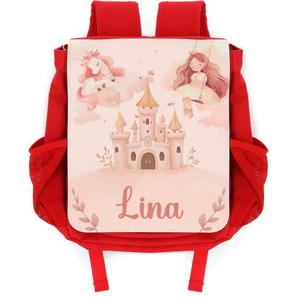 Bedruckter Rucksack für Kinder - Prinzessin mit Name
