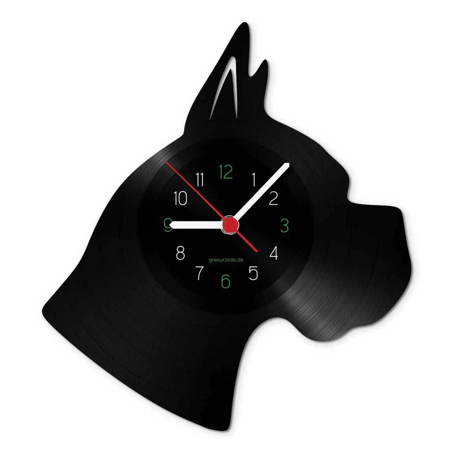 Wanduhr aus Vinyl Boxer