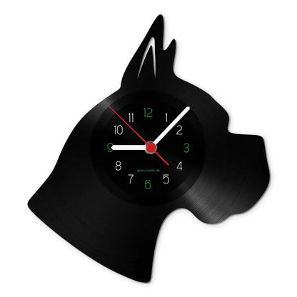 Wanduhr aus Vinyl Boxer