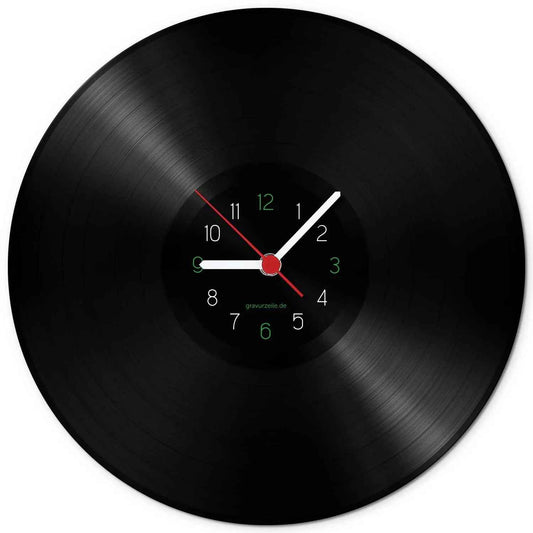 Die Wanduhr aus Vinyl - Das Original