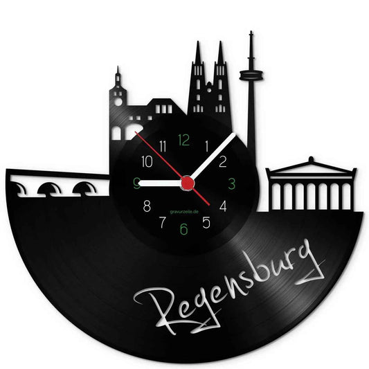 Wanduhr aus Vinyl Regensburg