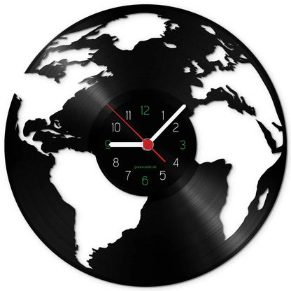 Wanduhr aus Vinyl World 2018