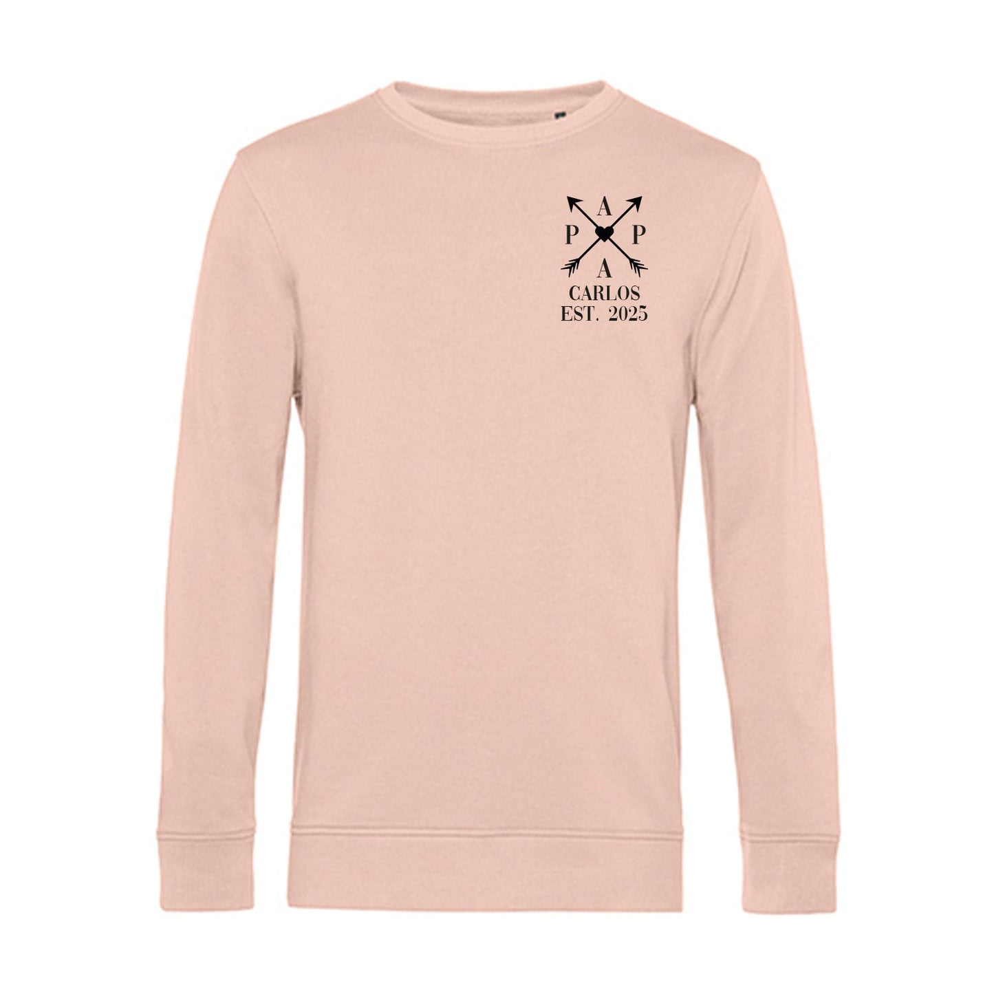 Personalisiertes Sweatshirt für Herren - PAPA EST. Kreuzpfeile
