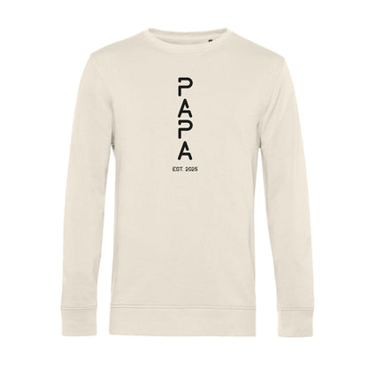 Personalisiertes Sweatshirt für Herren - PAPA EST. Space