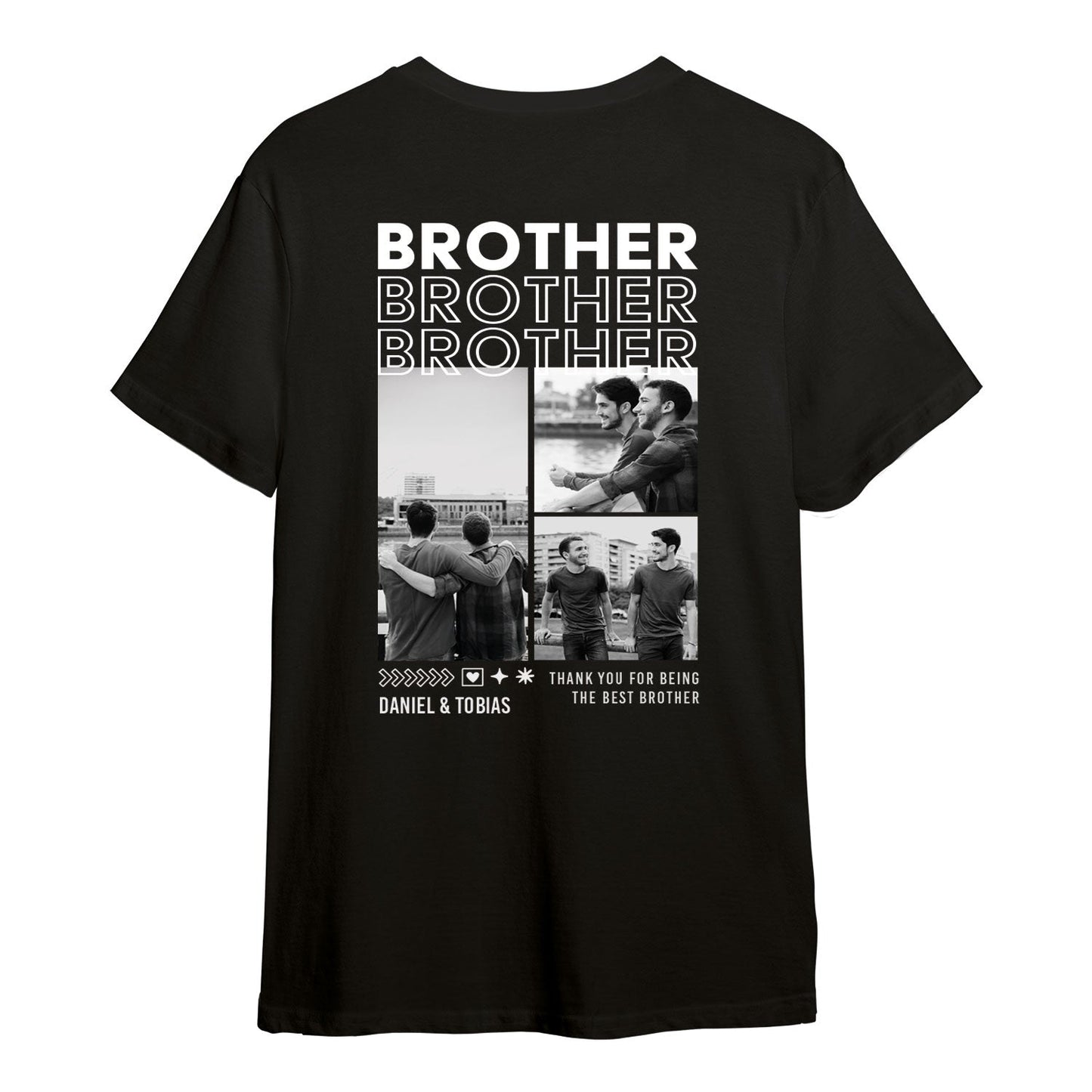Personalisiertes Oversized T-Shirt - Brother