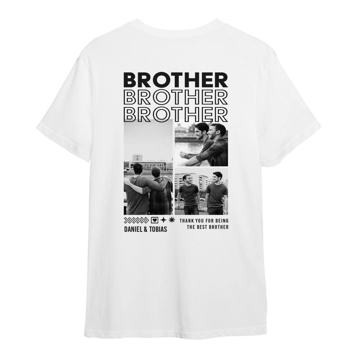Personalisiertes Oversized T-Shirt - Brother