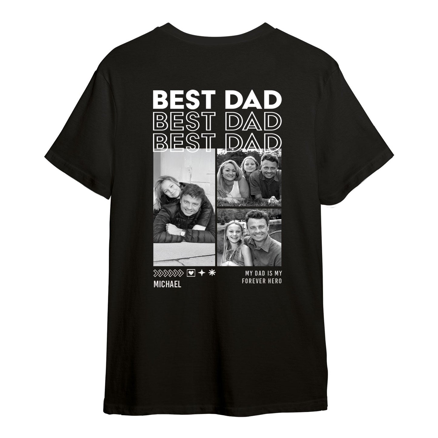 Personalisiertes Oversized T-Shirt - Dad