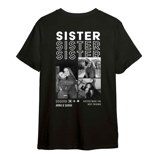 Personalisiertes Oversized T-Shirt - Sister