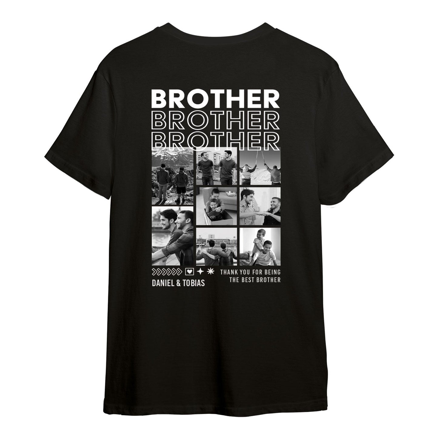Personalisiertes Oversized T-Shirt - Brother
