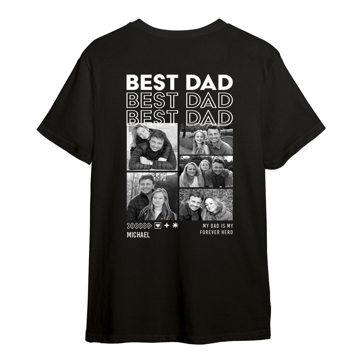 Personalisiertes Oversized T-Shirt - Dad