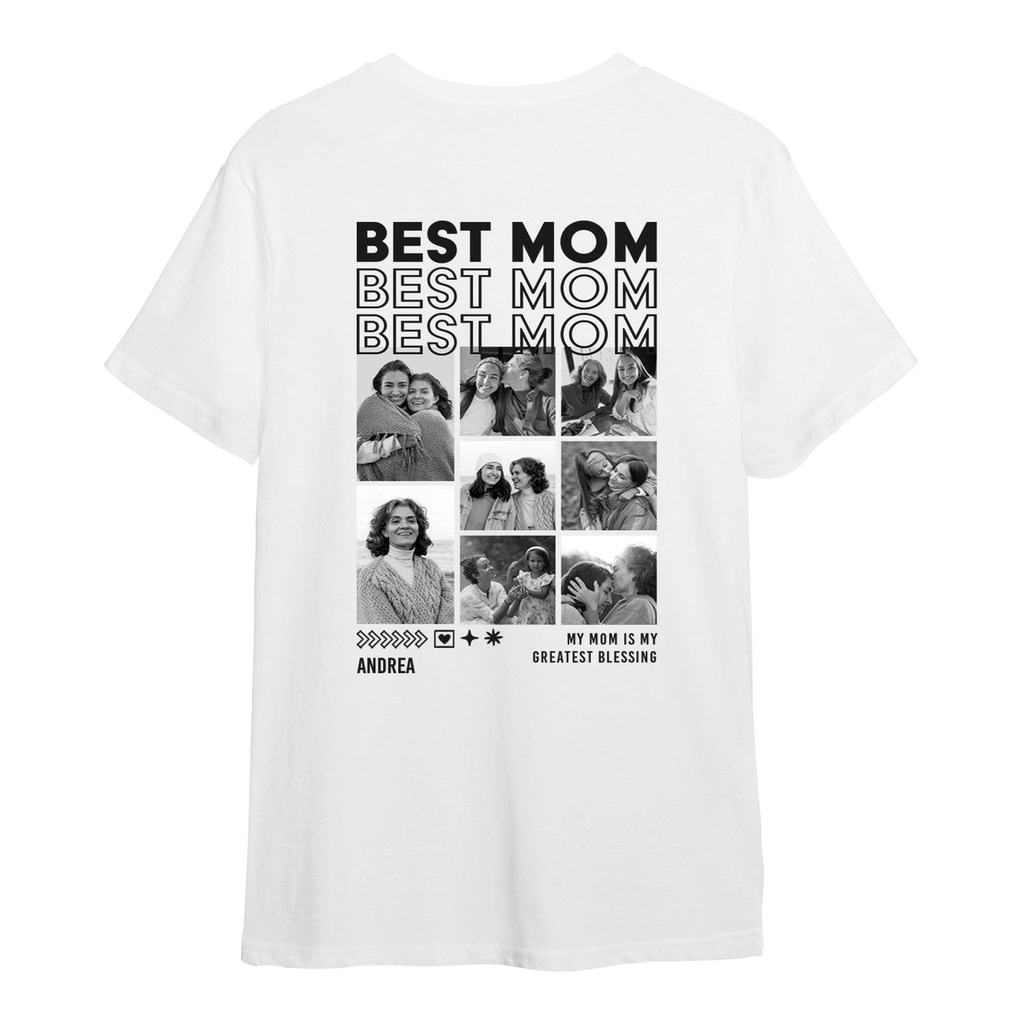 Personalisiertes Oversized T-Shirt - Mom