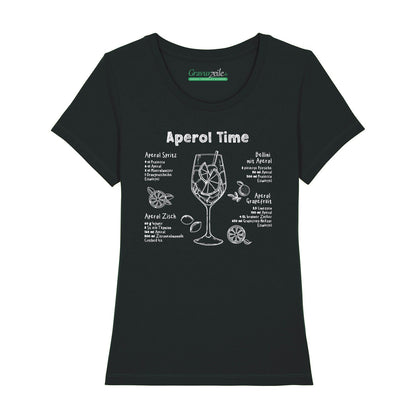 Bedrucktes T-Shirt für Damen - Aperol Rezepte
