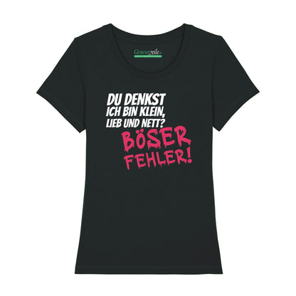 Bedrucktes T-Shirt für Damen - Böser Fehler