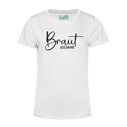 Personalisiertes T-Shirt für Damen - TEAM Braut
