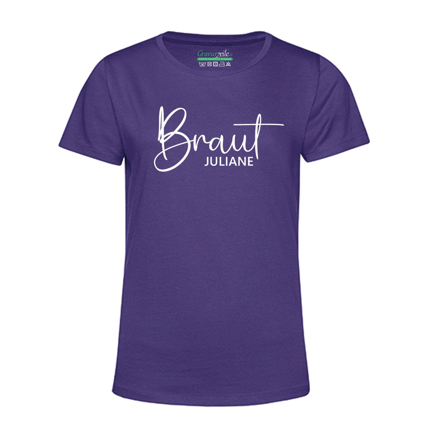 Personalisiertes T-Shirt für Damen - TEAM Braut