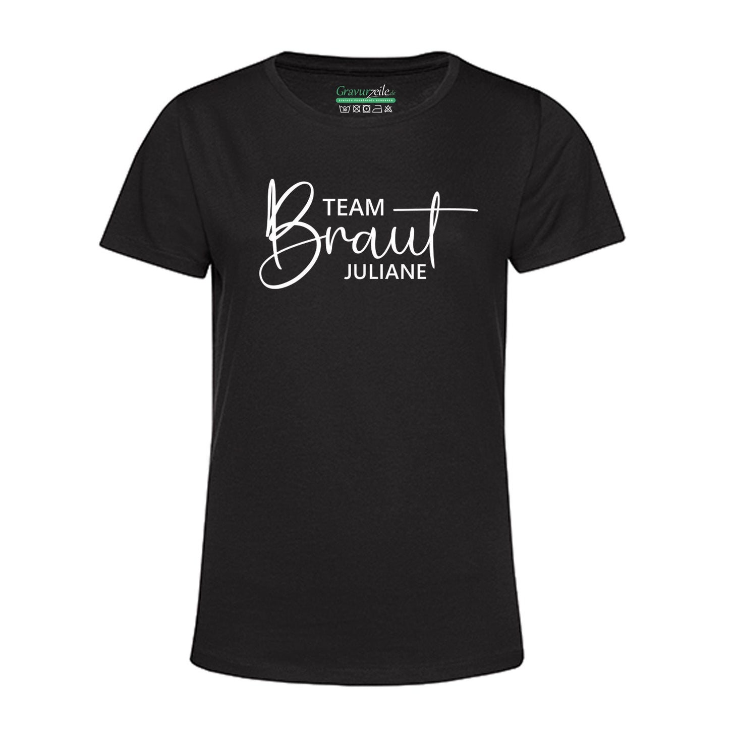 Personalisiertes T-Shirt für Damen - TEAM Braut