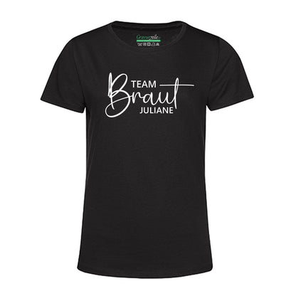 Personalisiertes T-Shirt für Damen - TEAM Braut