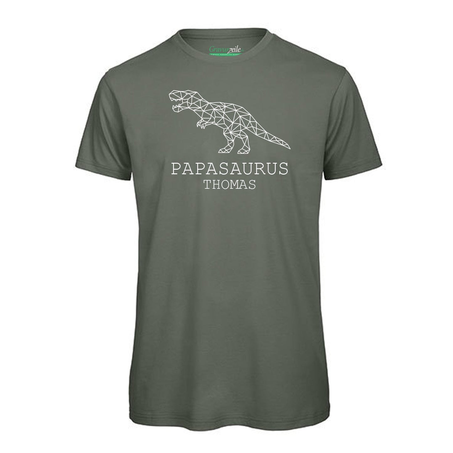 Bedrucktes T-Shirt für Herren - PAPASAURUS