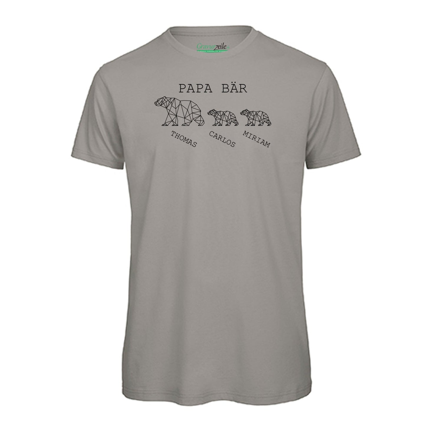 Personalisiertes T-Shirt für Herren - Papa Bär