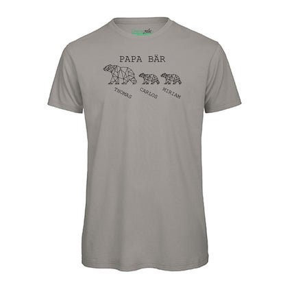 Personalisiertes T-Shirt für Herren - Papa Bär