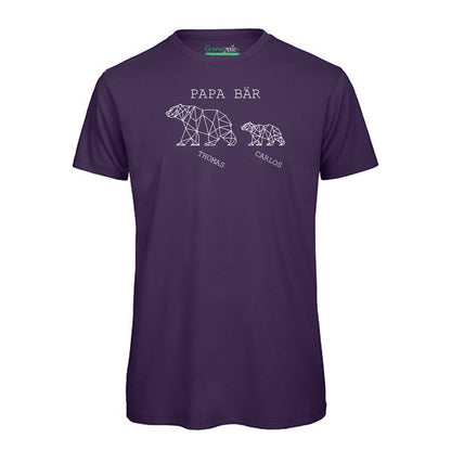 Personalisiertes T-Shirt für Herren - Papa Bär