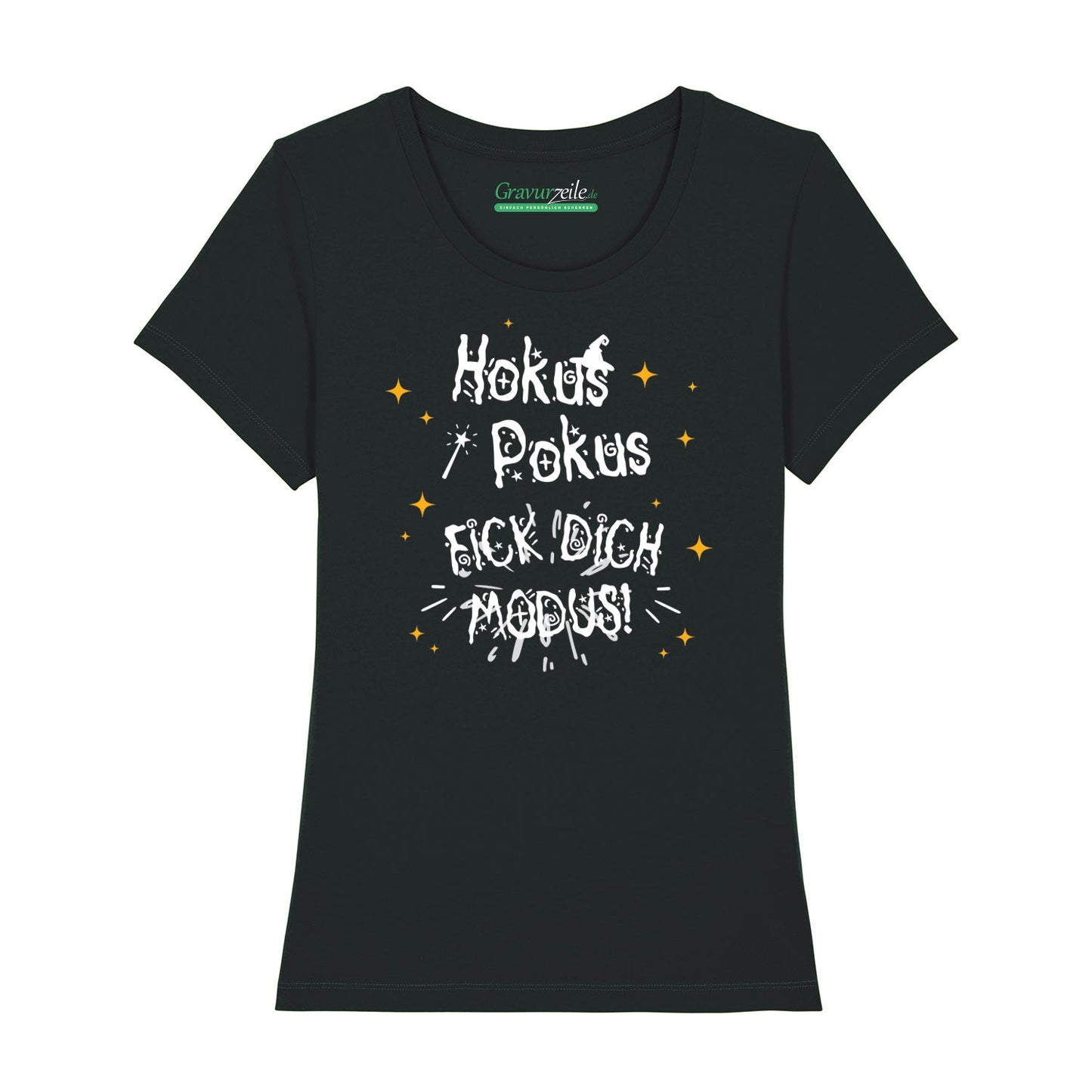 Bedrucktes T-Shirt für Damen - Hokus Pokus