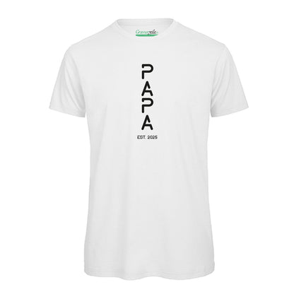 Bedrucktes T-Shirt für Herren - PAPA EST. Space