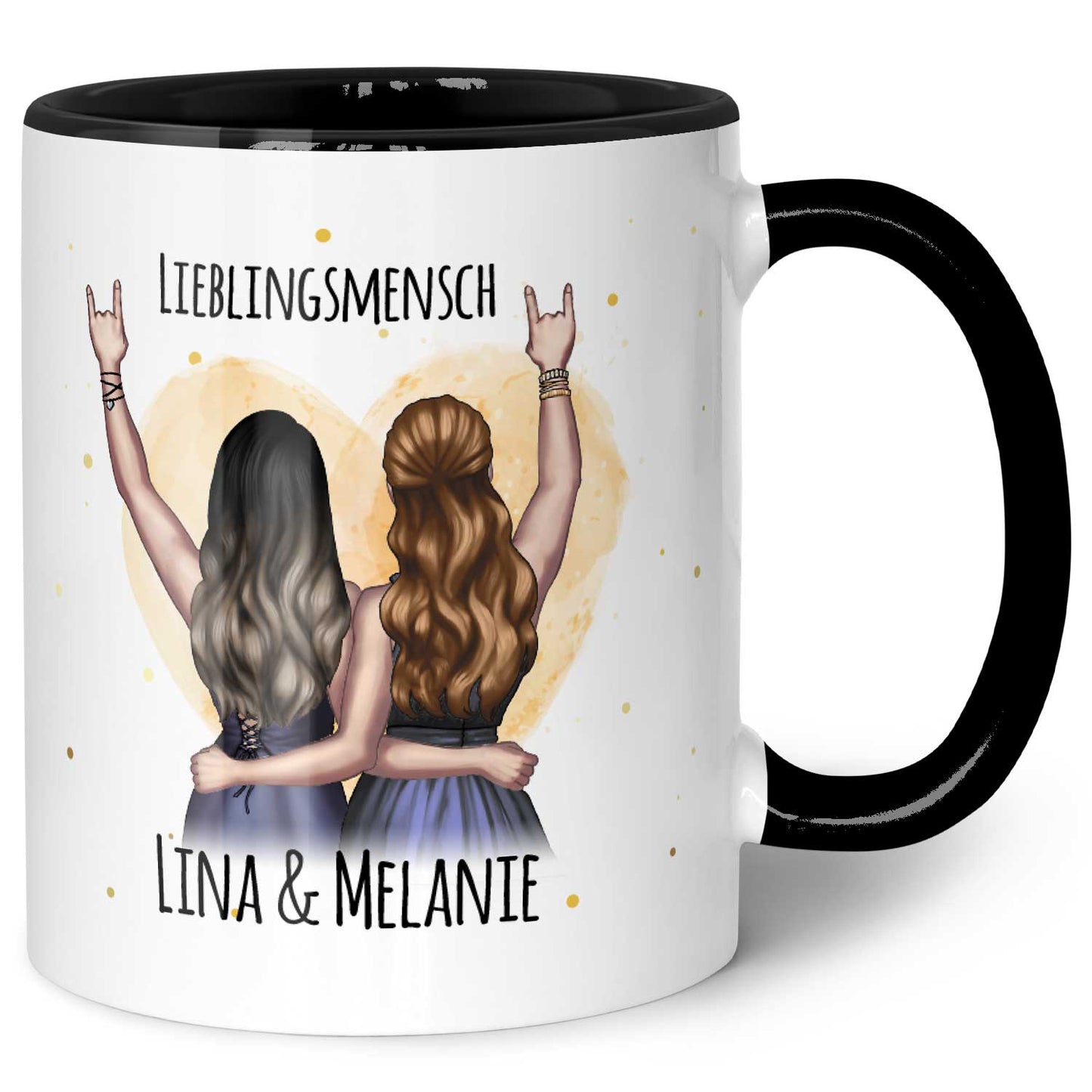 Bedruckte Tasse mit Konfiguration - Beste Freundin