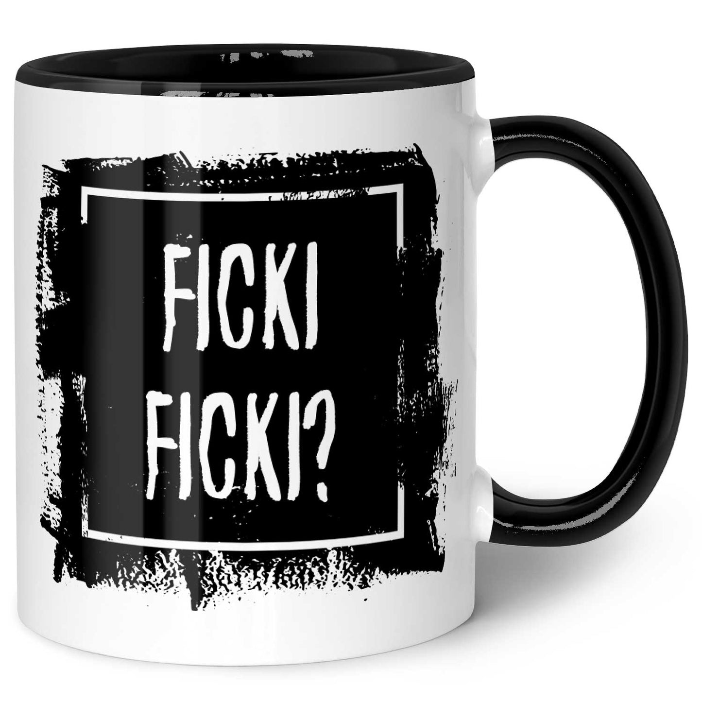 Bedruckte Tasse mit Spruch - Ficki Ficki?