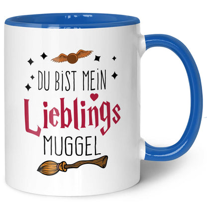 Bedruckte Tasse mit Spruch - Du bist mein Lieblingsmuggel