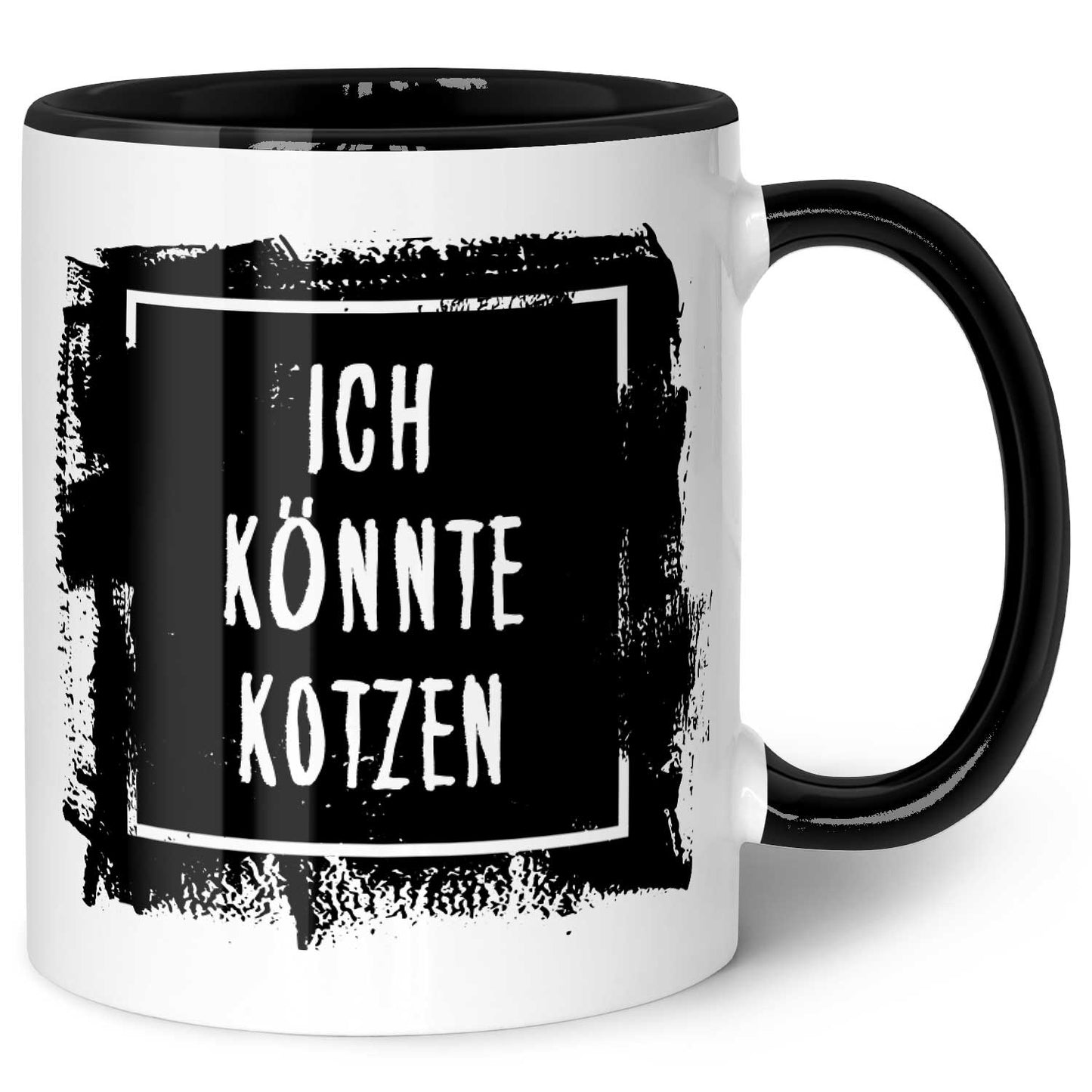Bedruckte Tasse mit Spruch - "Ich könnte Kotzen"