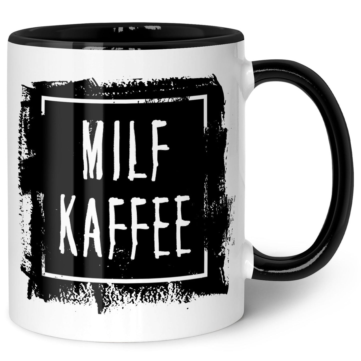 Bedruckte Tasse mit Spruch - "Milfkaffee"