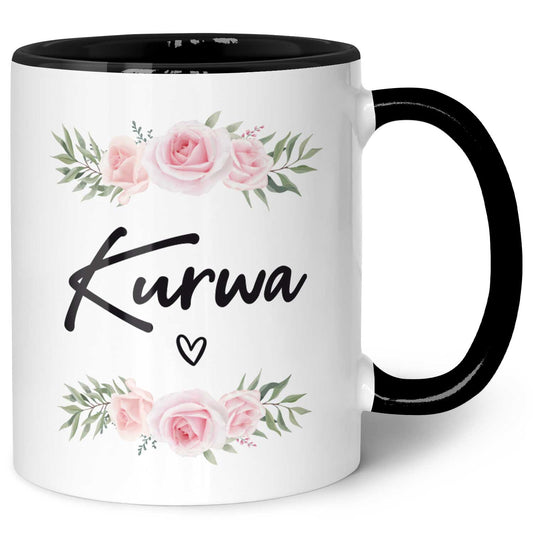 Bedruckte Tasse Kurwa