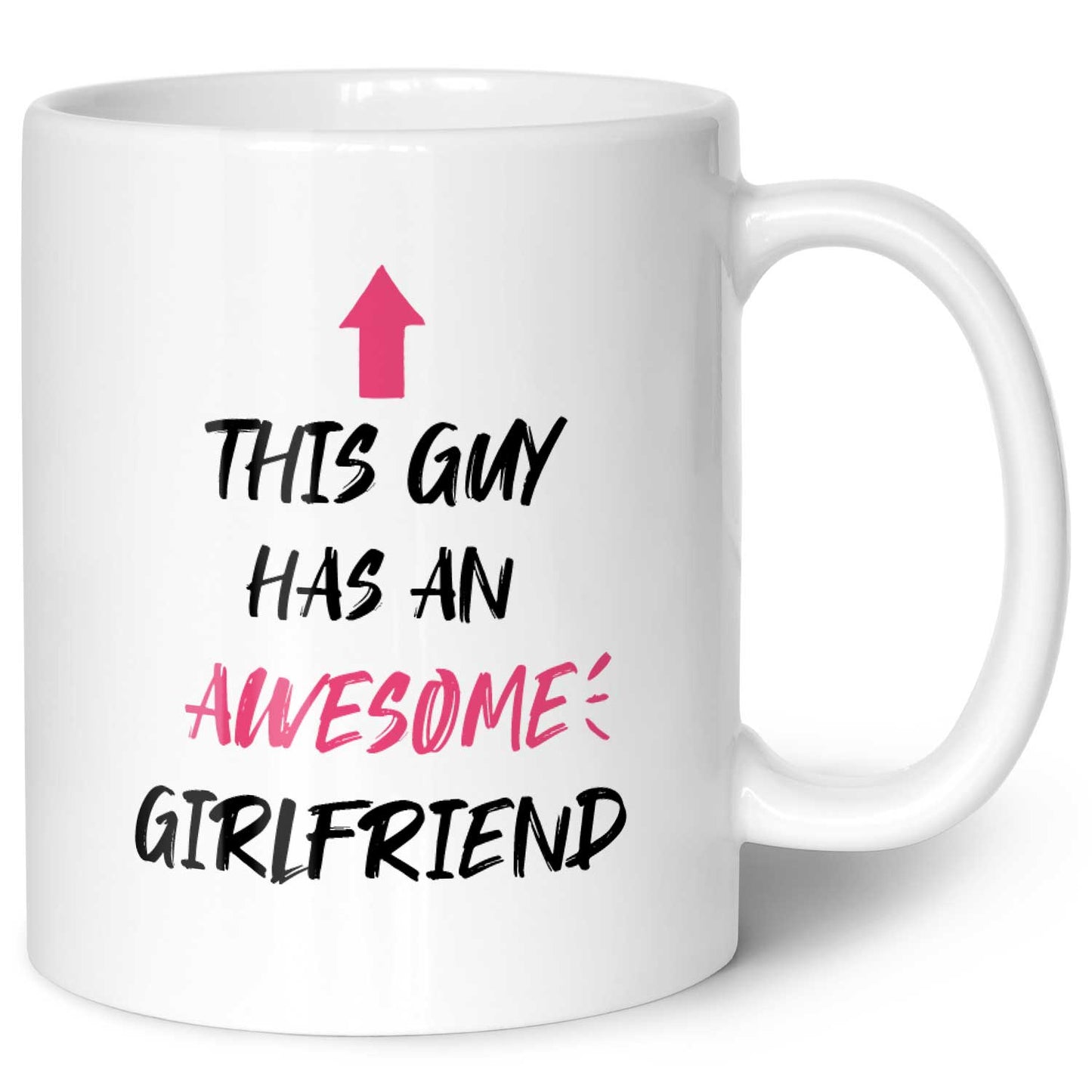 Bedruckte Tasse mit Spruch - Awesome Girlfriend