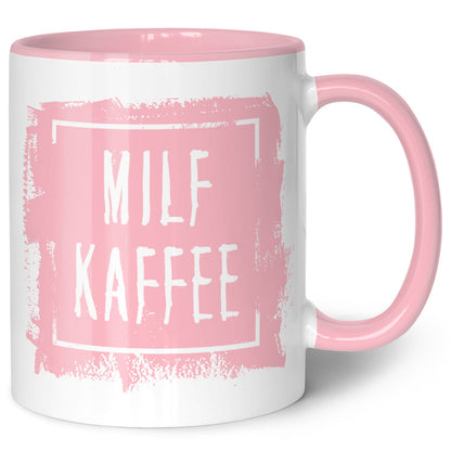 Bedruckte Tasse mit Spruch - "Milfkaffee"