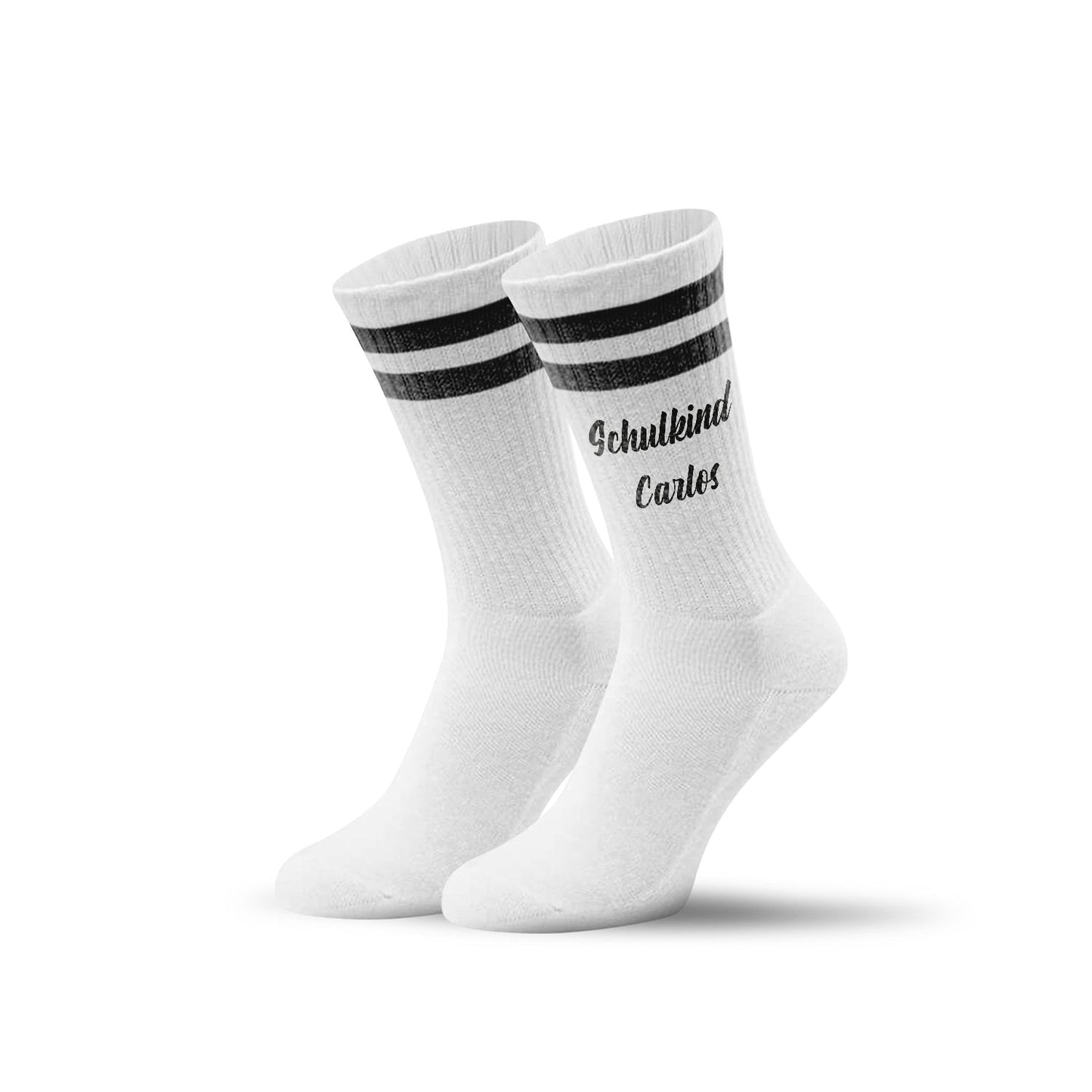 Tennissocken - Kinder Wunschtext - personalisiert mit Namen
