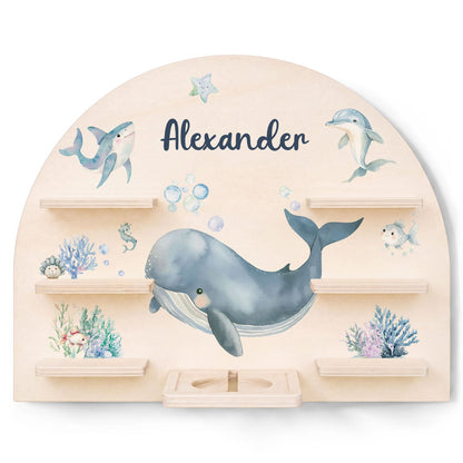 Toniebox Regal für Kinderzimmer - See - Personalisiert mit Namen