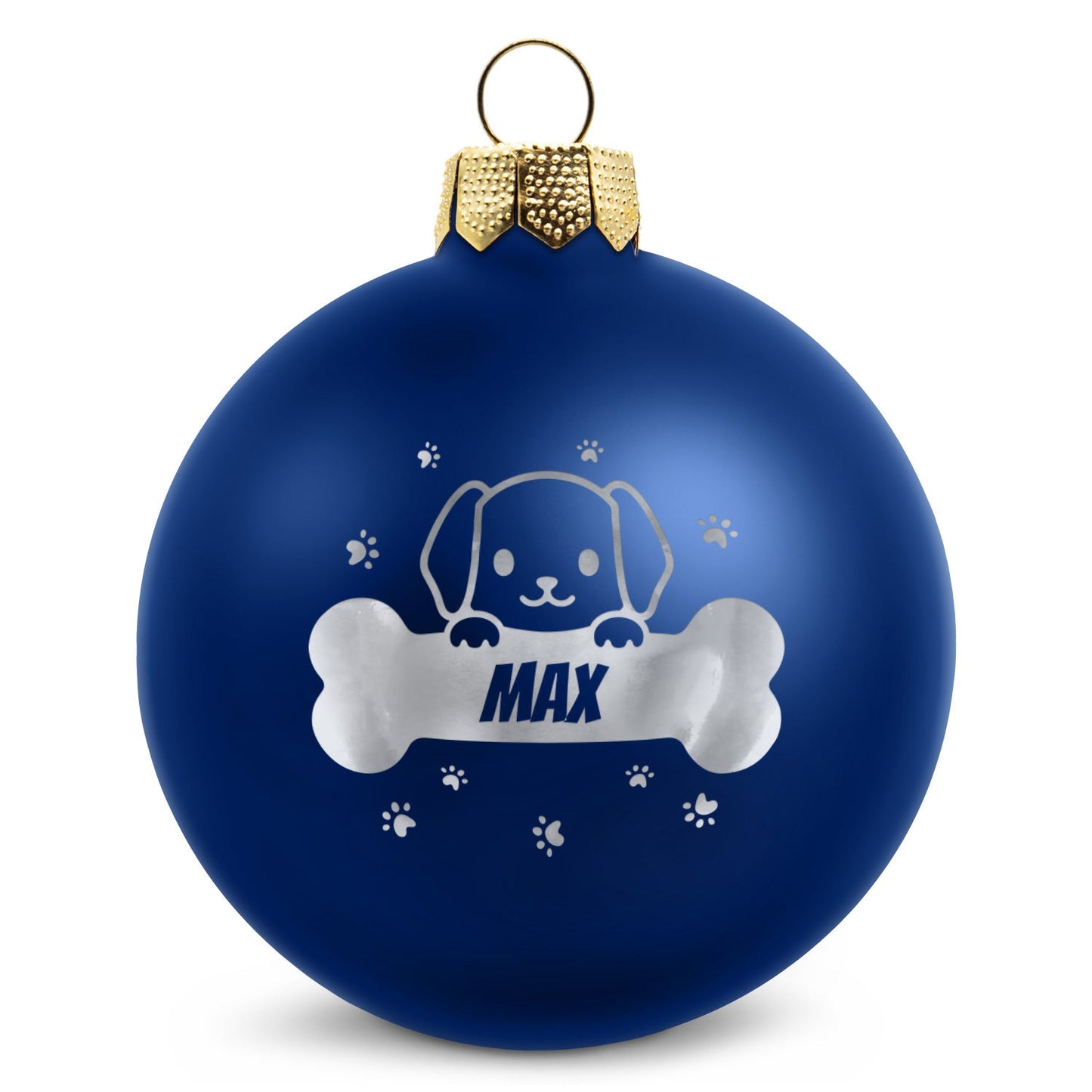 Gravierte Weihnachtskugel - Haustier - Hund & Katze
