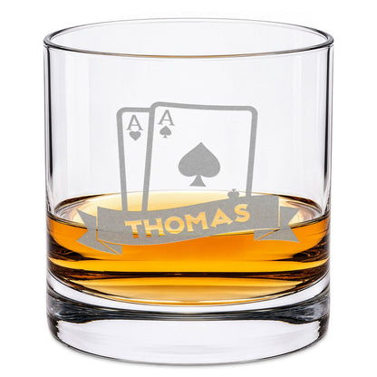 Leonardo Whiskyglas mit Gravur "Asse"